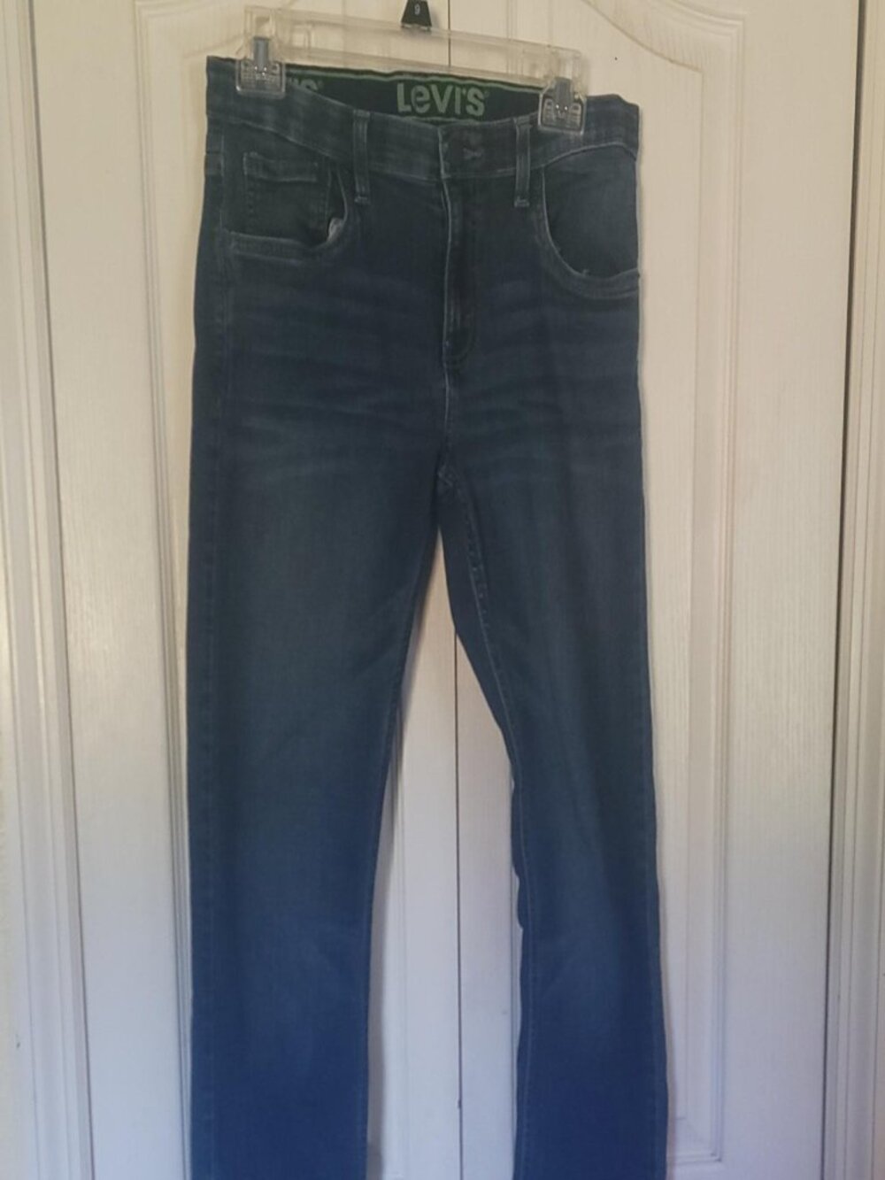 Levi’s 511 Boys Slim Fit Jeans Size 16 Reg 28x30 Dark Wash Adjustable Waist